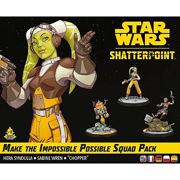 Asmodee, Atomic Mass Games Star Wars: Shatterpoint  Make The Impossible Possible Squad Pack (Das Unmögliche möglich machen), Will Shick