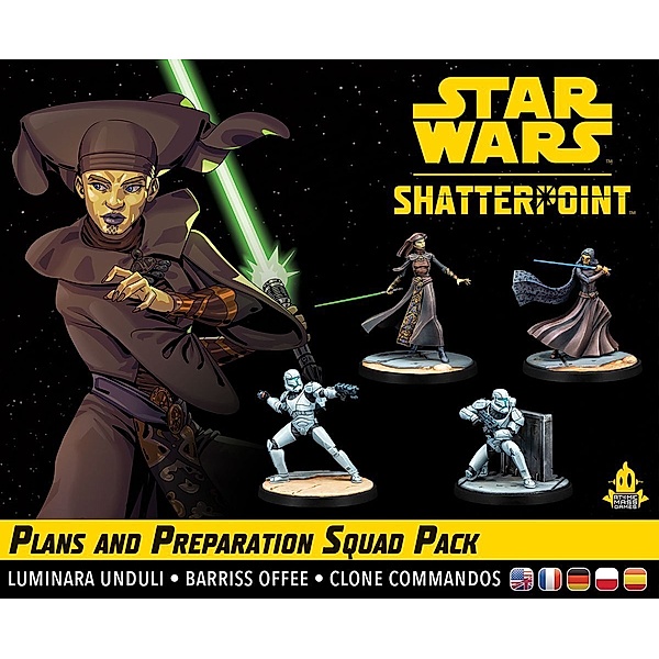 Asmodee, Atomic Mass Games Star Wars: Shatterpoint - Plans and Preparation Squad Pack (Planung und Vorbereitung), Will Shick