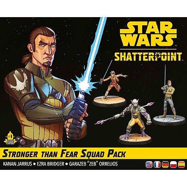 Asmodee, Atomic Mass Games Star Wars: Shatterpoint  Stronger Than Fear Squad Pack (Stärker als Angst), Will Shick
