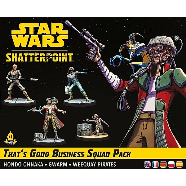 Asmodee, Atomic Mass Games Star Wars: Shatterpoint - That's Good Business Squad Pack (Squad-Pack Ein gutes Geschäft), Will Shick