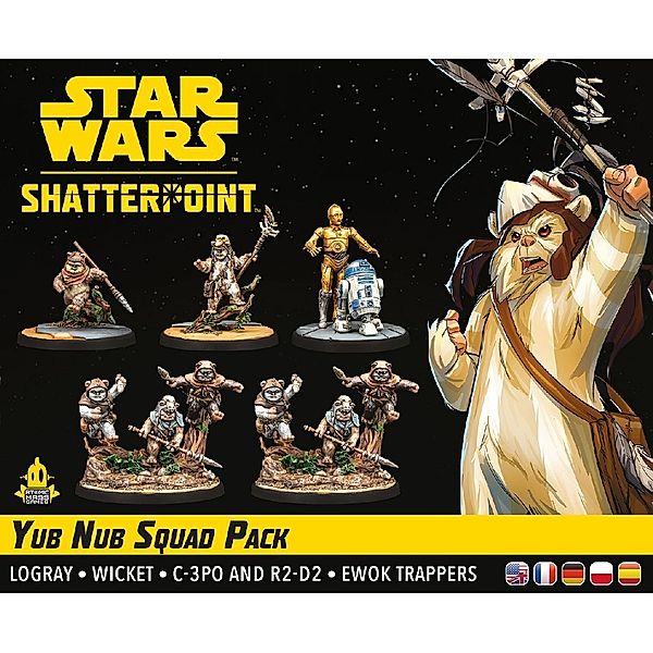 Asmodee, Atomic Mass Games Star Wars: Shatterpoint  Yub Nub Squad Pack, Will Shick