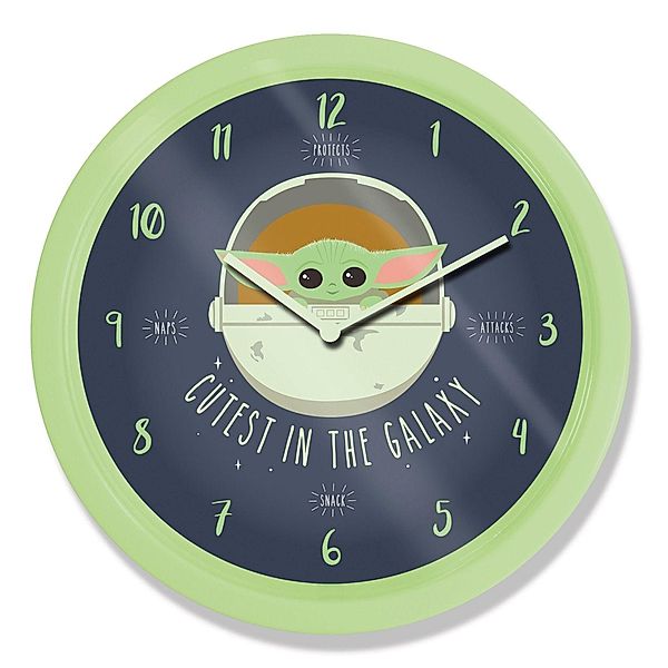 STAR WARS: THE MANDALORIAN (CUTEST IN THE GALAXY) CLOCK