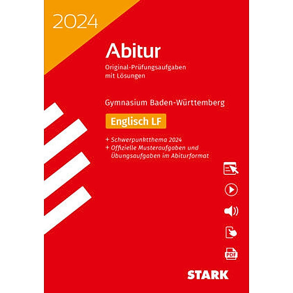 STARK Abiturprüfung BaWü 2024 - Englisch Leistungsfach, m. 1 Buch, m. 1 Beilage