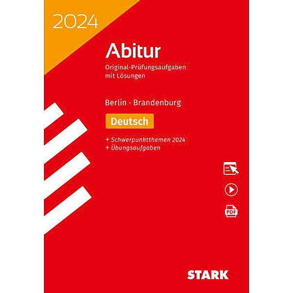 STARK Abiturprüfung Berlin/Brandenburg 2024 - Deutsch, m. 1 Buch, m. 1 Beilage