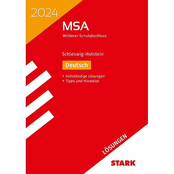 STARK Lösungen zu Original-Prüfungen und Training MSA 2024 - Deutsch - Schleswig-Holstein