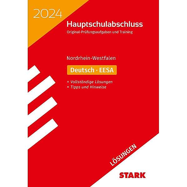 STARK Lösungen zu Original-Prüfungen und Training - Hauptschulabschluss 2024 - Deutsch - NRW