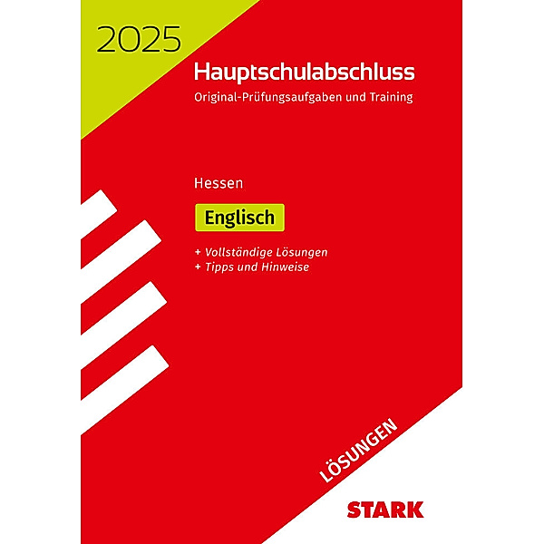 STARK Lösungen zu Original-Prüfungen und Training Hauptschulabschluss 2025 - Englisch - Hessen