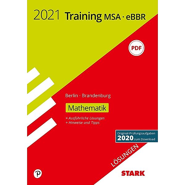 STARK Lösungen zu Training MSA/eBBR 2021 - Mathematik -  Berlin/Brandenburg; .