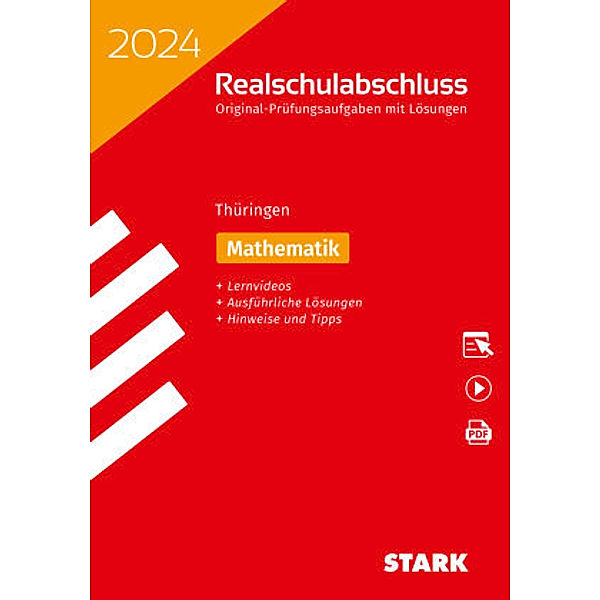 STARK Original-Prüfungen Realschulabschluss 2024 - Mathematik - Thüringen, m. 1 Buch, m. 1 Beilage