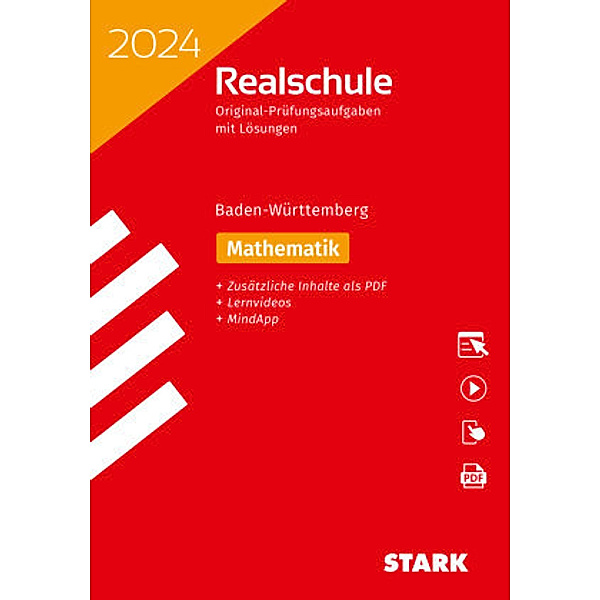 STARK Original-Prüfungen Realschule 2024 - Mathematik - BaWü, m. 1 Buch, m. 1 Beilage