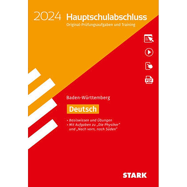 STARK Original-Prüfungen und Training Hauptschulabschluss 2024 - Deutsch 9. Klasse - BaWü, m. 1 Buch, m. 1 Beilage