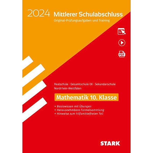 STARK Original-Prüfungen und Training - Mittlerer Schulabschluss 2024 - Mathematik - Realschule/Gesamtschule EK/ Sekunda