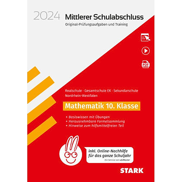 STARK Original-Prüfungen und Training - Mittlerer Schulabschluss 2024 - Mathematik - Realschule/Gesamtschule EK/ Sekunda