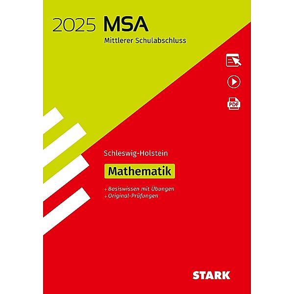 STARK Original-Prüfungen und Training MSA 2025 - Mathematik - Schleswig-Holstein