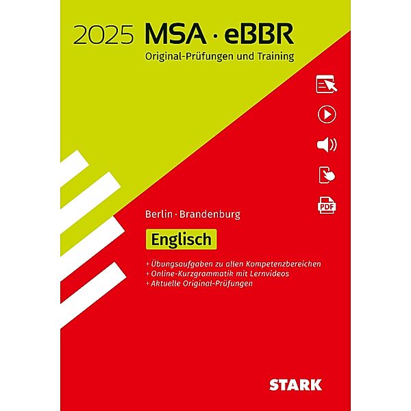 STARK Original-Prüfungen und Training MSA/eBBR 2025 - Englisch - Berlin/Brandenburg