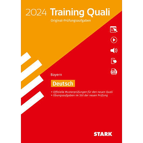 STARK Training Abschlussprüfung Quali Mittelschule 2024 - Deutsch 9. Klasse - Bayern, m. 1 Buch, m. 1 Beilage
