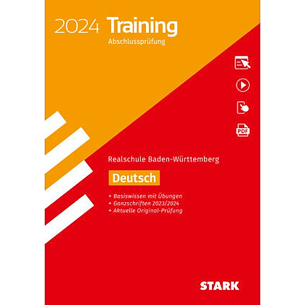 STARK Training Abschlussprüfung Realschule 2024 - Deutsch - BaWü, m. 1 Buch, m. 1 Beilage, Anja Engel, Sandra Wagner, Franziska Schnurrer