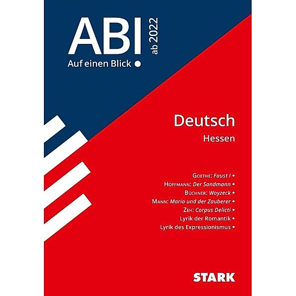 STARK-Verlag - Auf einen Blick! / STARK Abi - auf einen Blick! Deutsch Hessen ab 2022
