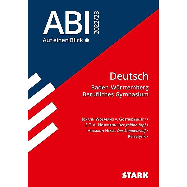 STARK-Verlag - Auf einen Blick! / STARK Abi - auf einen Blick! Deutsch Baden-Württemberg 2023 Berufliches Gymnasium