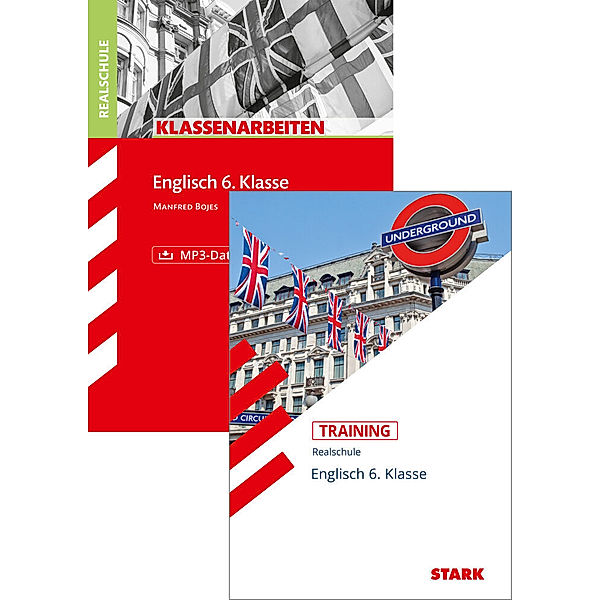 STARK-Verlag - Training / Englisch 6. Klasse Realschule - Klassenarbeiten + Training, 2 Bde. m. Audio-CD, MP3, Paul Jenkinson, Manfred Bojes