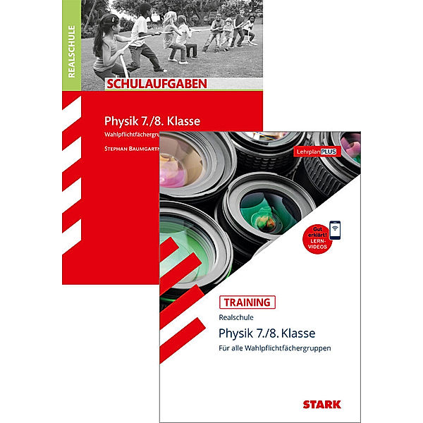 STARK-Verlag - Training / STARK Physik Realschule 7./8. Klasse - Training + Schulaufgaben, 2 Bde., Lorenz Schröfl, Stephan Baumgartner