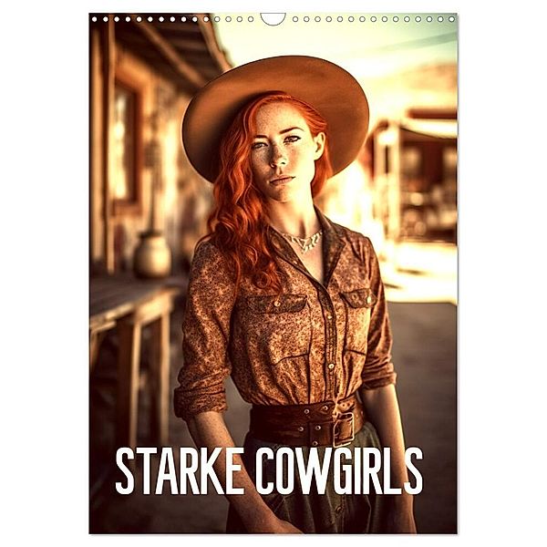 Starke Cowgirls (Wandkalender 2024 DIN A3 hoch), CALVENDO Monatskalender, Tim Alberts