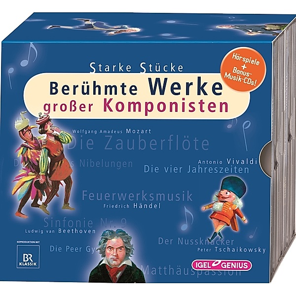 Starke Stücke. Berühmte Werke großer Komponisten, 16 Audio-CDs, Cornelia Ferstl, Katharina Neuschaefer