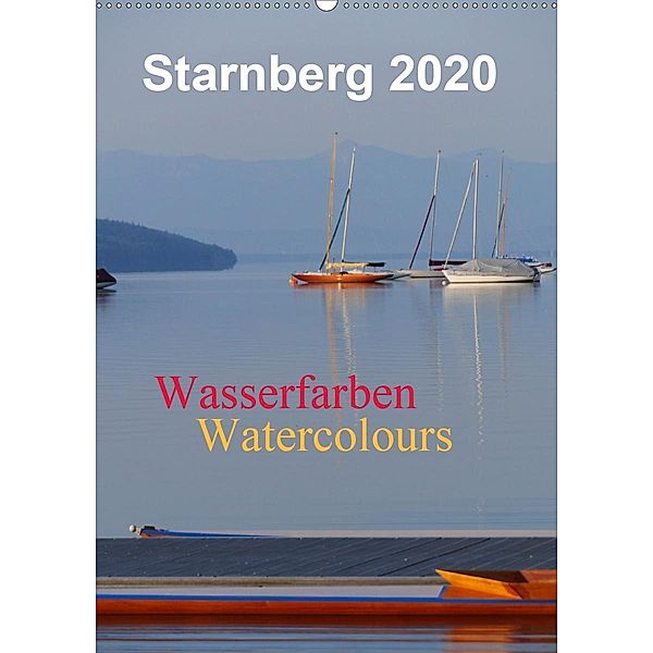 Starnberg Wasserfarben - Watercolours / Planer (Wandkalender 2020 DIN A2 hoch), Luana Freitag