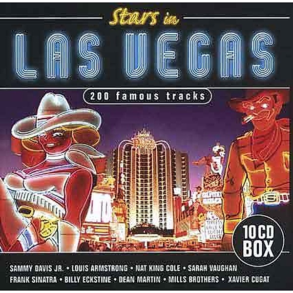 Stars in Las Vegas, Armstrong, Cole, Vaughan, Sinatra, Eckstine, Cugat