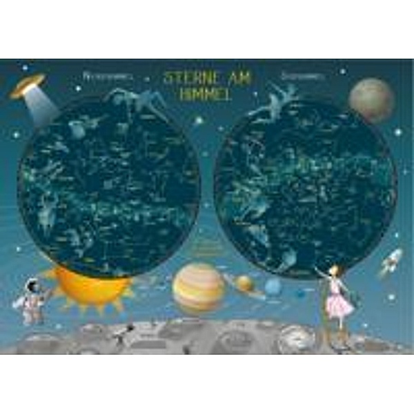 Stars in the Sky - Star map for primary school pupils
