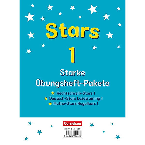 STARS - starke Übungshefte - Übungsheftpakete Deutsch und Mathematik - 1. Schuljahr