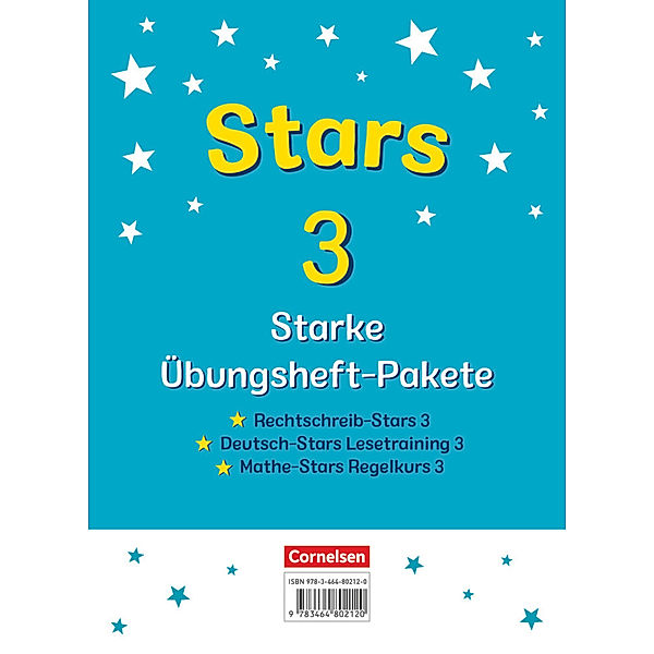 STARS - starke Übungshefte - Übungsheftpakete Deutsch und Mathematik - 3. Schuljahr Übungshefte im Paket mit Lösungen - Rechtschreib-Stars, Deutsch-Stars Lesetraining und Mathe-Stars Regelkurs