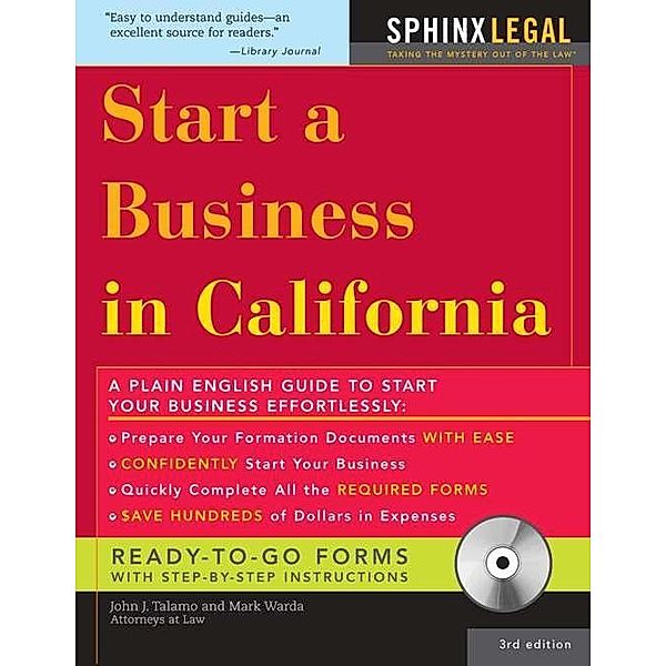 Start a Business in California / Legal Survival Guides, Mark Warda