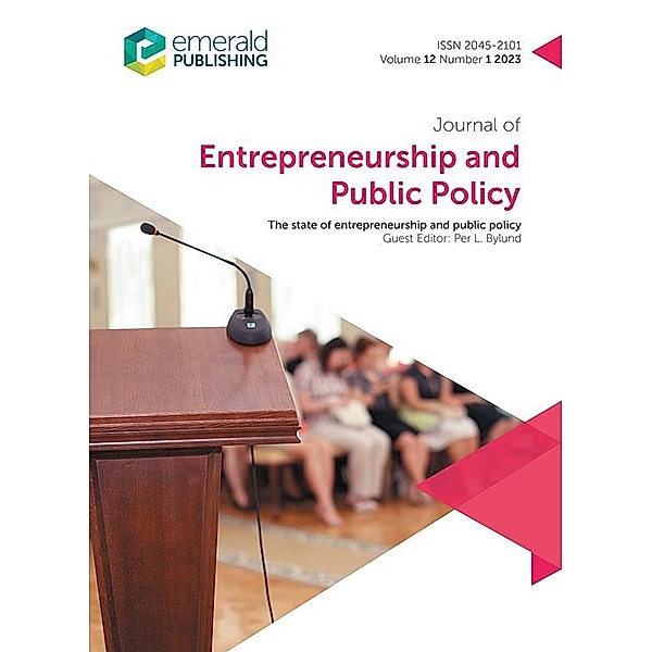State of entrepreneurship and public policy