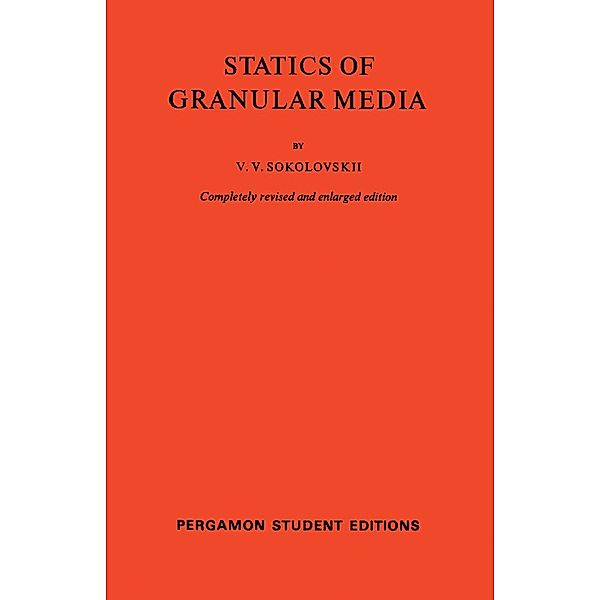 Statics of Granular Media, V. V. Sokolovskii