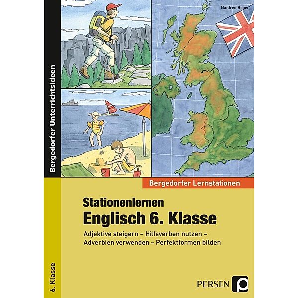 Stationenlernen Englisch, 6. Klasse, m. Audio-CD, Manfred Bojes