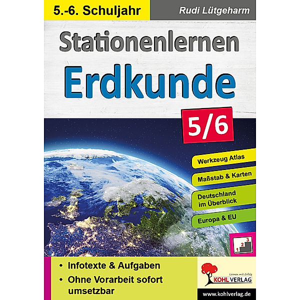 Stationenlernen Erdkunde / Klasse 5-6, Rudi Lütgeharm