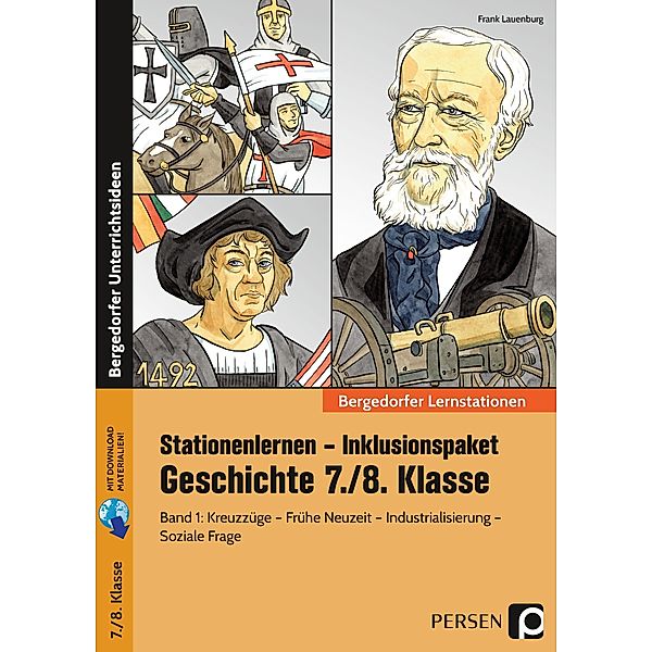 Stationenlernen Geschichte 7/8 Band 1 - inklusiv, Frank Lauenburg