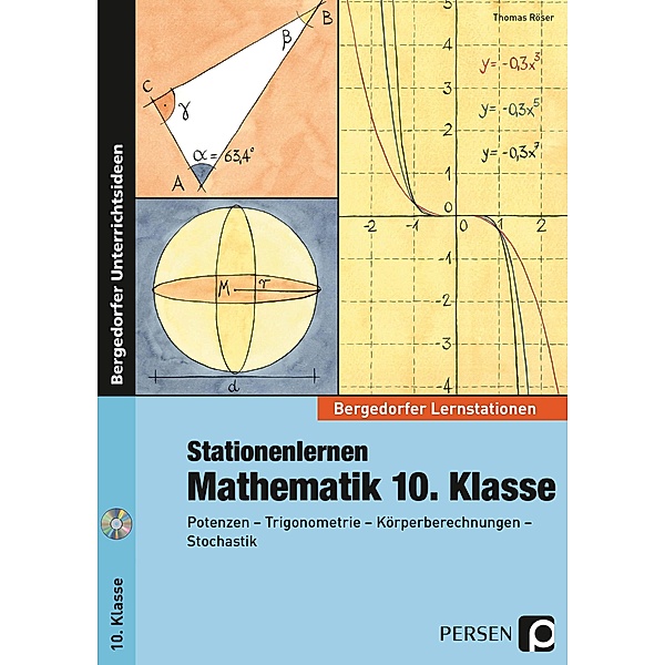 Stationenlernen Mathematik 10. Klasse, m. 1 CD-ROM, Thomas Röser