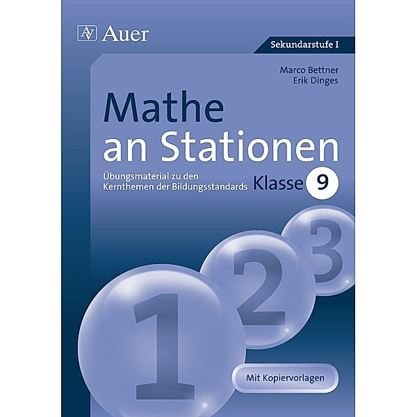 Stationentraining Sek. Mathematik / Mathe an Stationen, Klasse 9, Marco Bettner, Erik Dinges