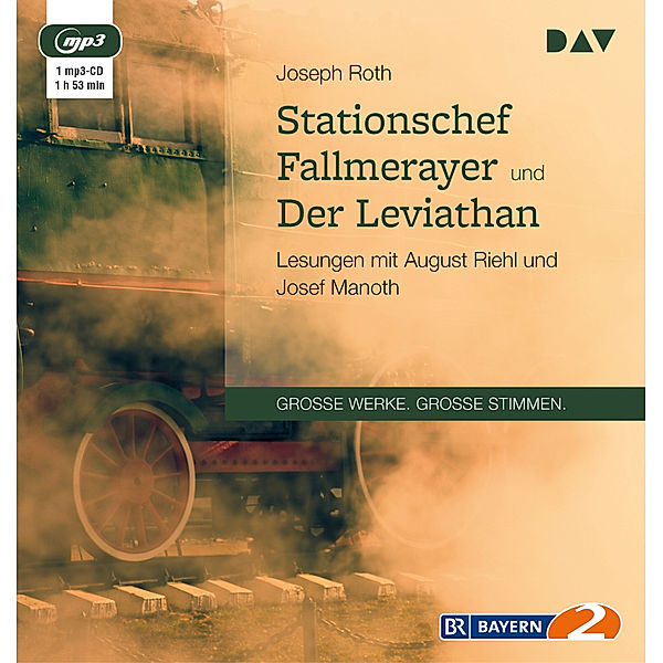 Stationschef Fallmerayer und Der Leviathan,1 Audio-CD, 1 MP3, Joseph Roth