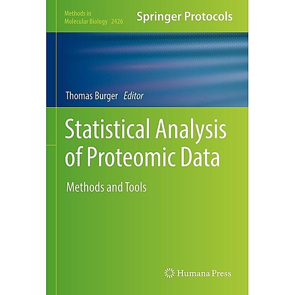 Statistical Analysis of Proteomic Data / Methods in Molecular Biology Bd.2426