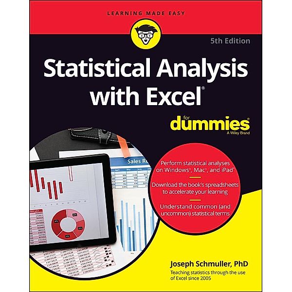 Statistical Analysis with Excel For Dummies, Joseph Schmuller