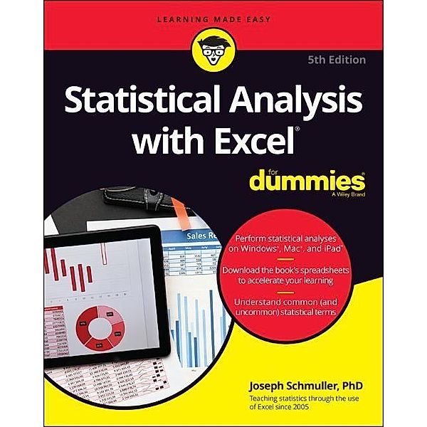 Statistical Analysis with Excel For Dummies, Joseph Schmuller