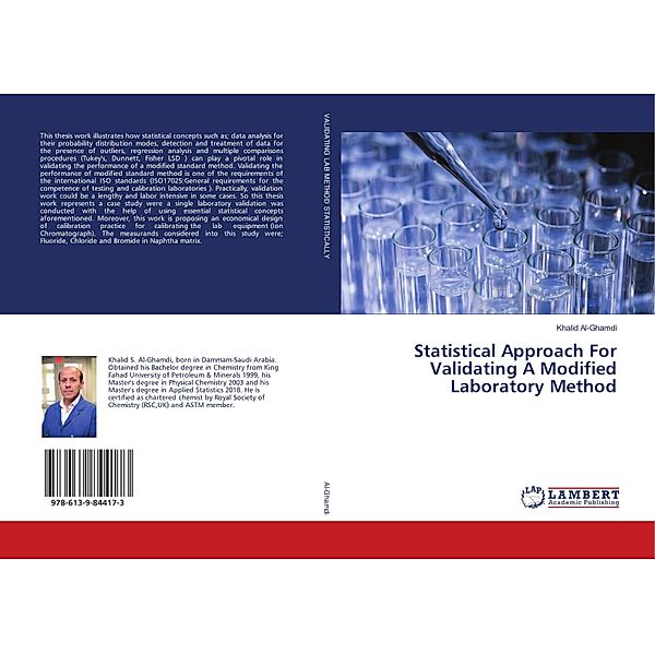 Statistical Approach For Validating A Modified Laboratory Method, Khalid Al-Ghamdi