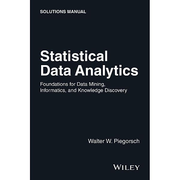 Statistical Data Analytics, Walter W. Piegorsch