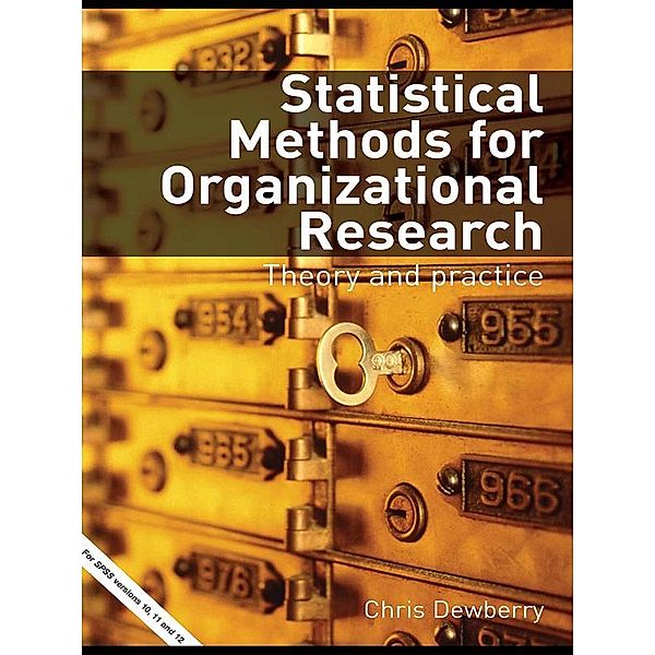 Statistical Methods for Organizational Research, Chris Dewberry