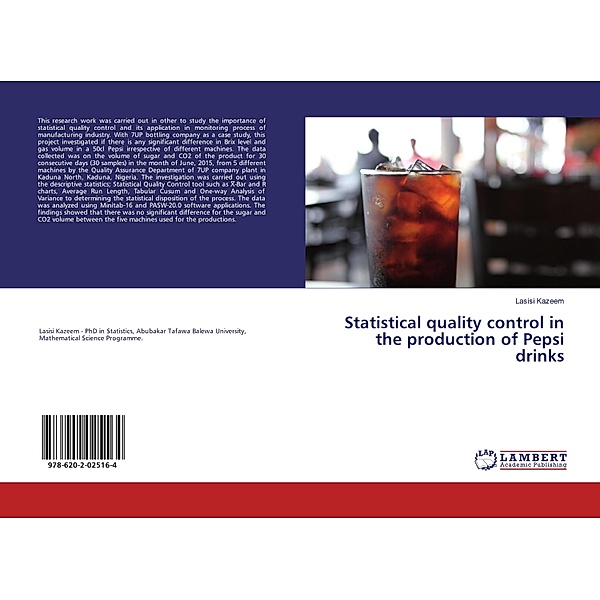 Statistical quality control in the production of Pepsi drinks, Lasisi Kazeem