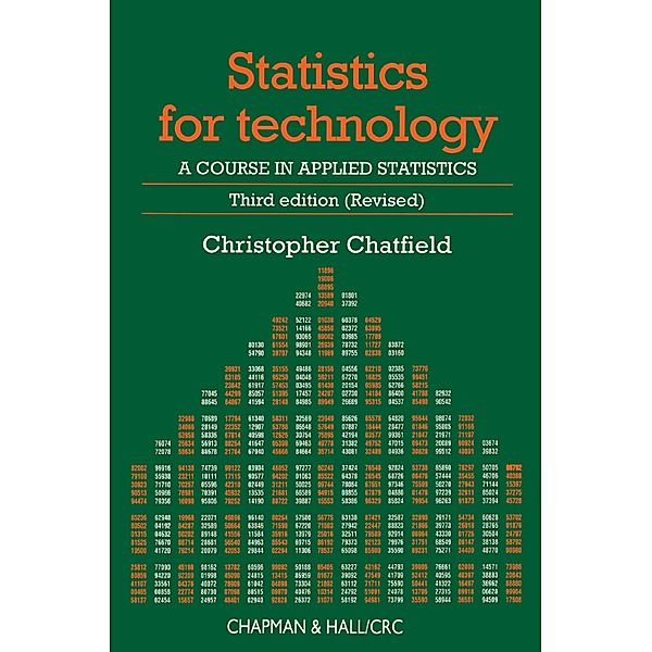 Statistics for Technology, Chris Chatfield