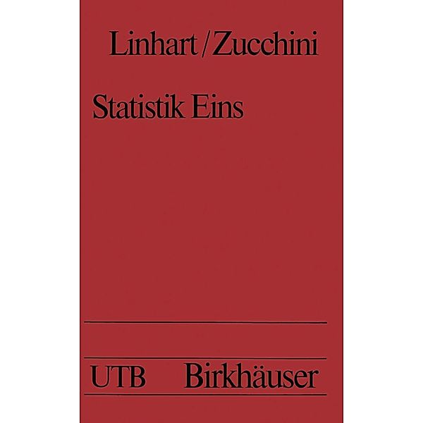 Statistik Eins / Uni-Taschenbücher Bd.1020, Linhardt, Zucchini